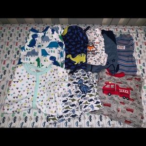 8 sleepers, size 0-3mo / 3m